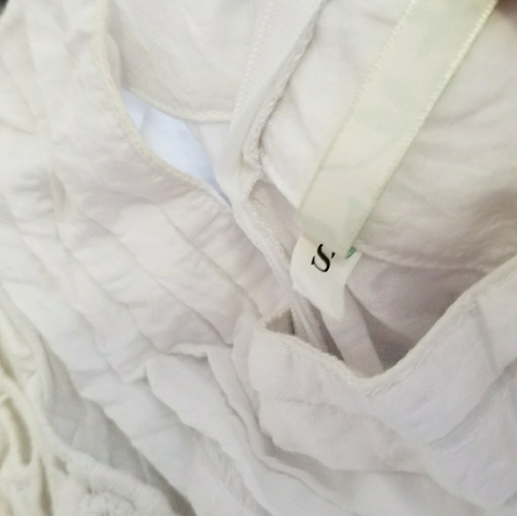 White Ruched Dress - Picture 3 of 3